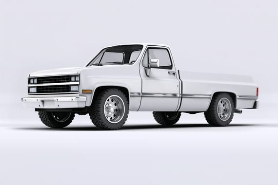 Classic 4x4 Truck Mockup