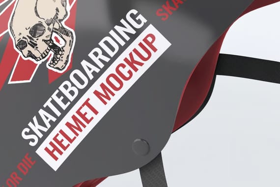 Skateboarding Helmet Mock-Up