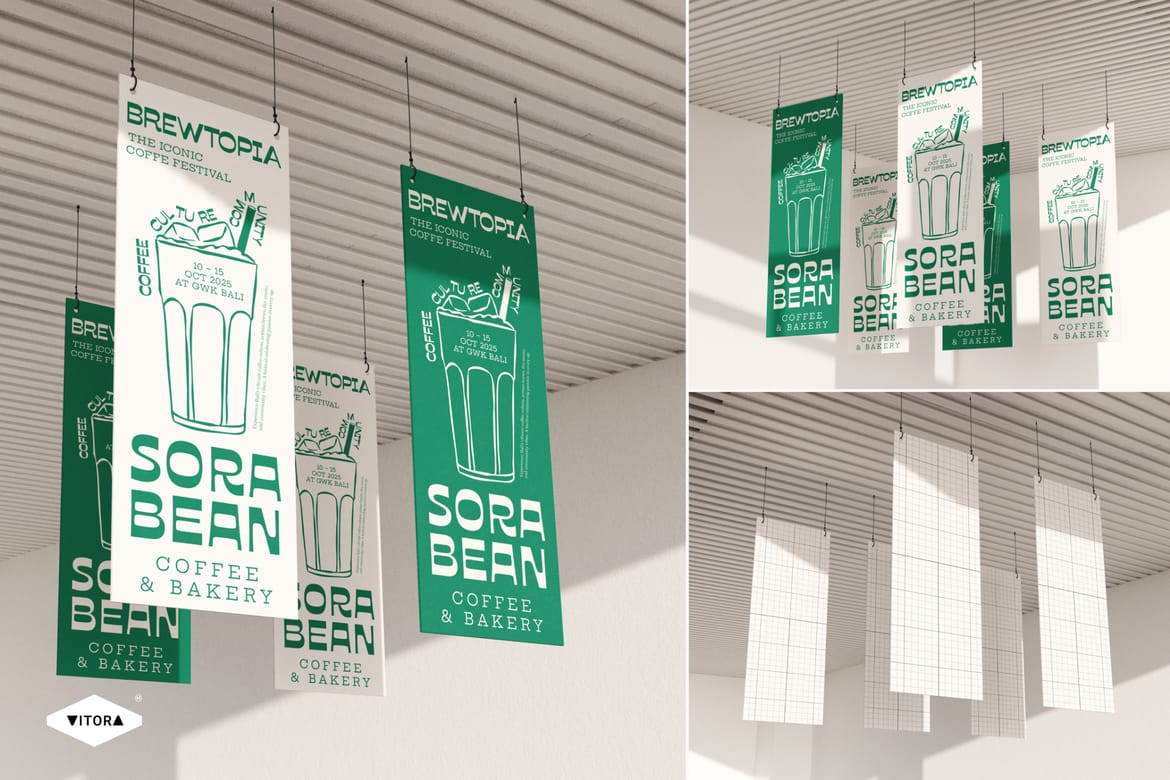 20 Coffee Shop & Bakery Mockups