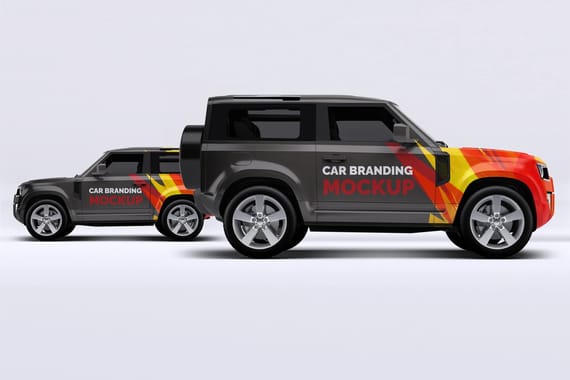 Land Rover Car Mock-Up