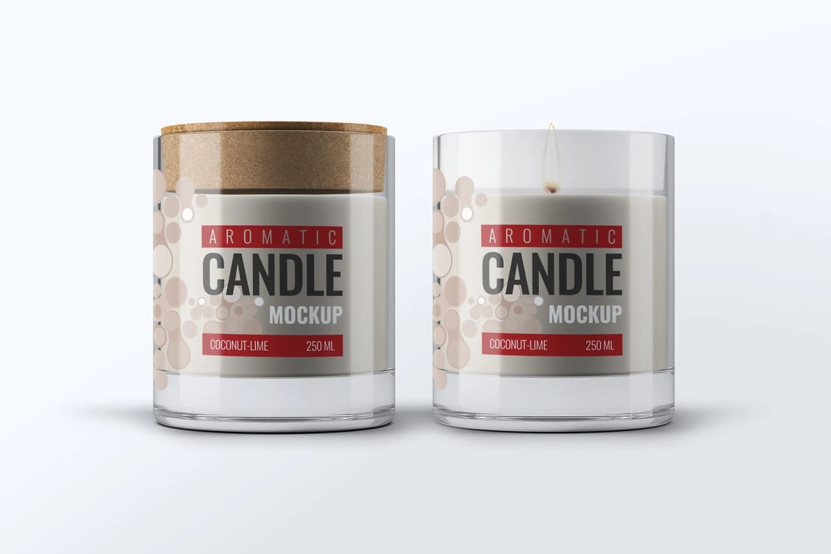 Aromatic Candle Mock-Up