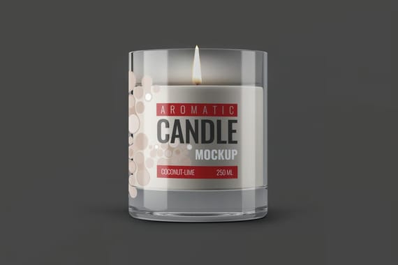 Aromatic Candle Mock-Up