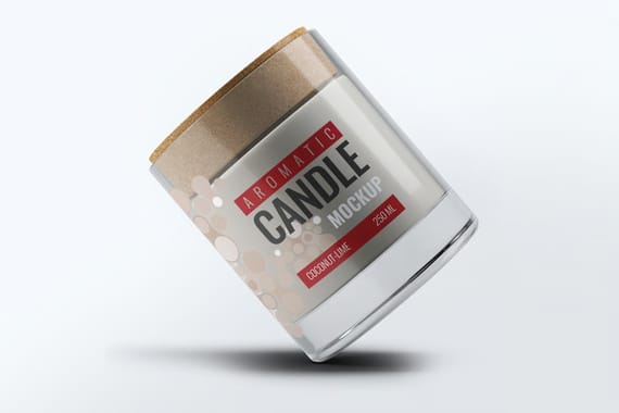 Aromatic Candle Mock-Up