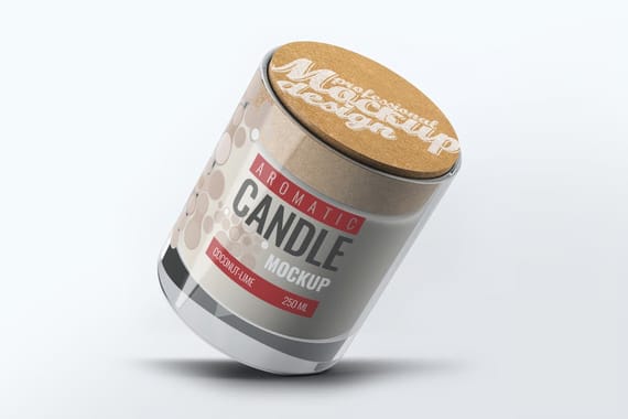 Aromatic Candle Mock-Up