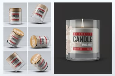 Aromatic Candle Mock-Up