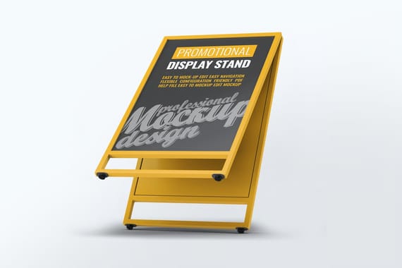 Promotional Display Stand Mock-Up