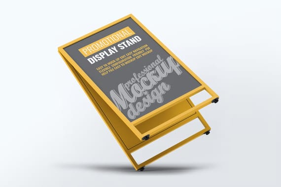 Promotional Display Stand Mock-Up