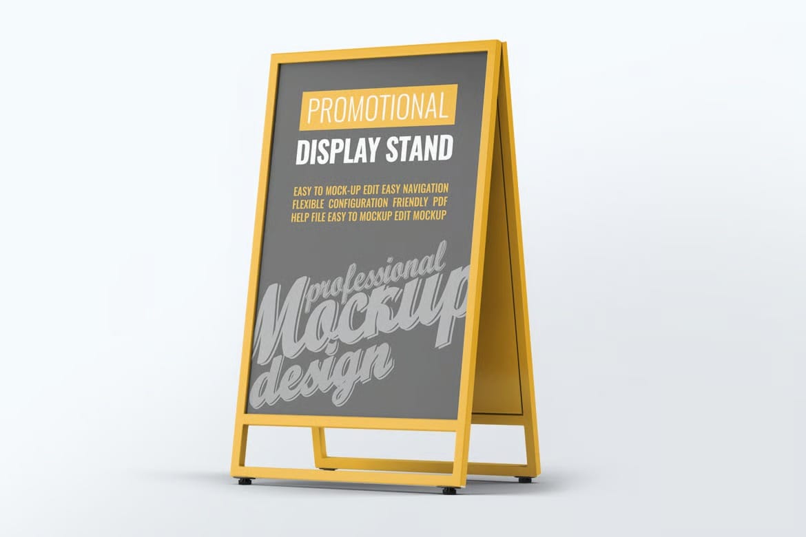 Promotional Display Stand Mock-Up
