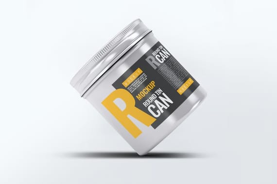 Round Tin Can Mock-Up