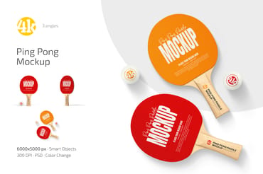 Ping Pong Mockup Set