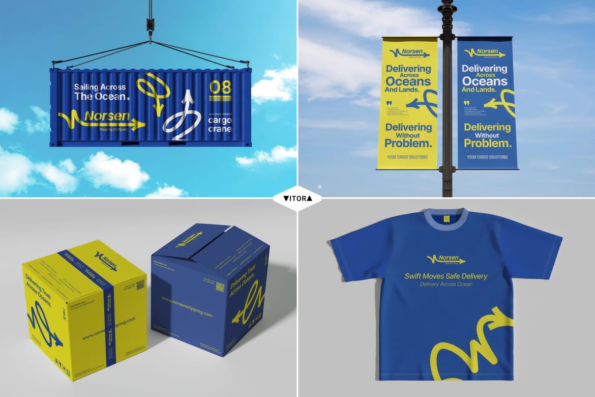 Logistic & Cargo Mockup Collection