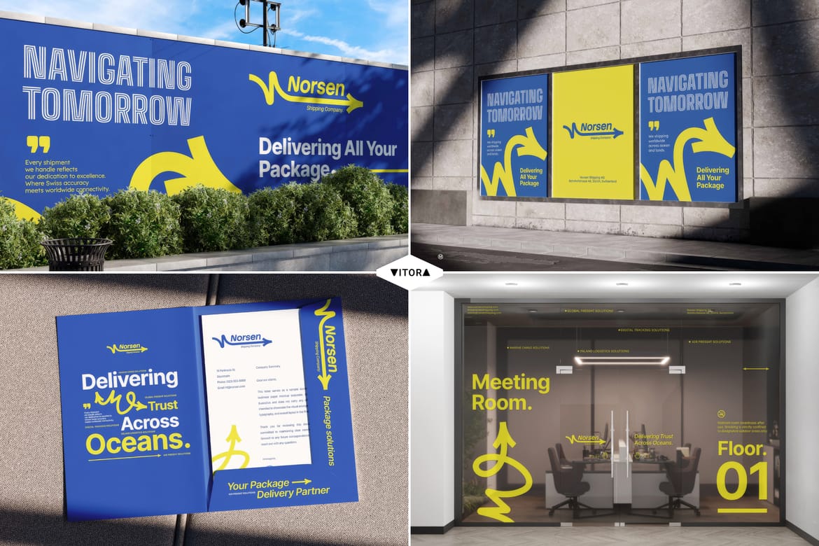 Logistic & Cargo Mockup Collection