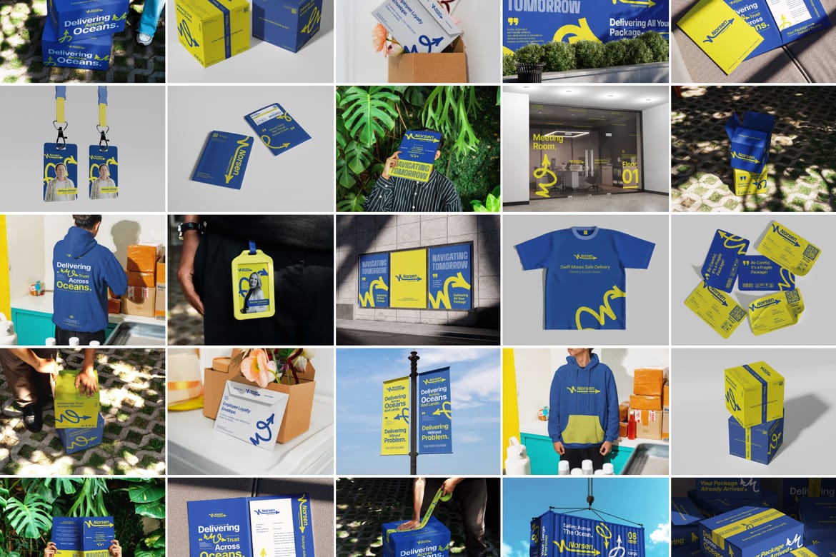 Logistic & Cargo Mockup Collection