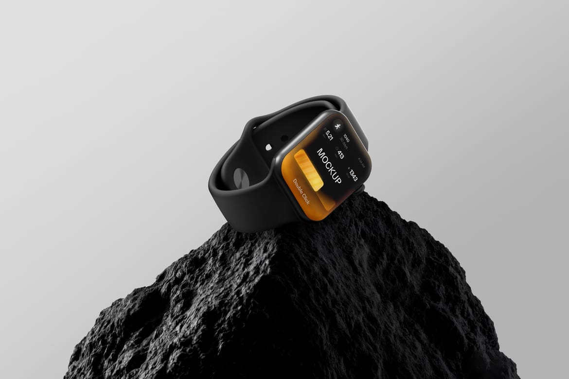 High Quality Smartwatch Mockup