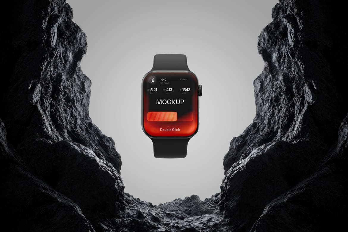 High Quality Smartwatch Mockup