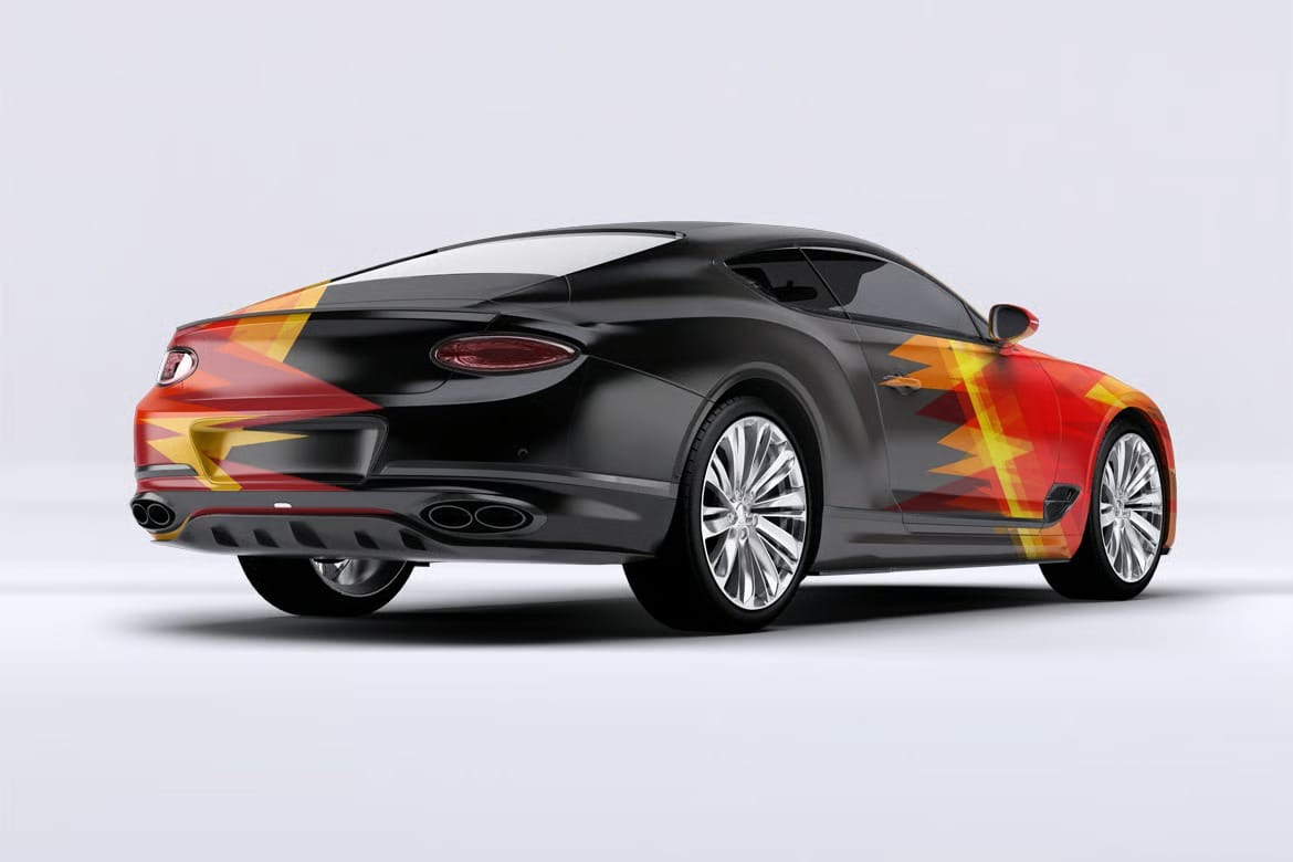 Bentley Continental Car Mock-Up