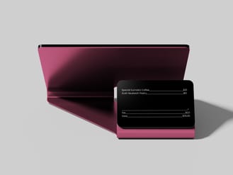 Free Cashier and Pos System Device Mockup