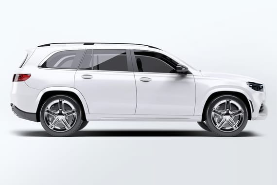 Mercedes GLS Car Mock-Up