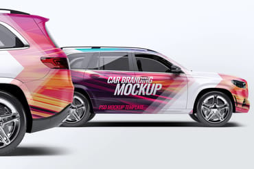Mercedes GLS Car Mock-Up