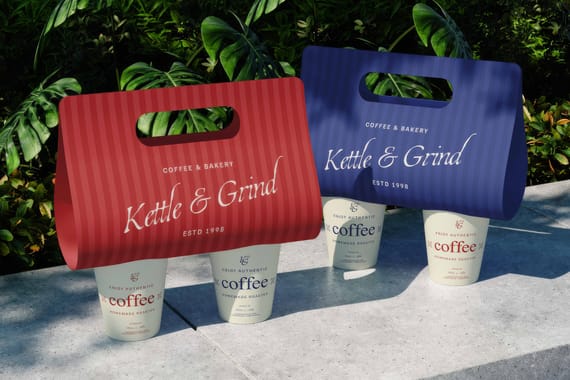 Coffee Shop, Bakery, Pizza Store, Restaurant Mockups