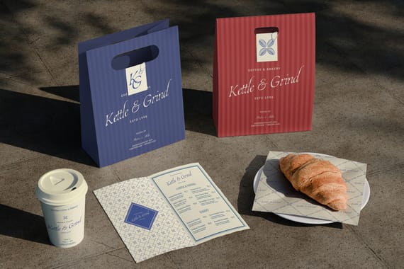 Coffee Shop, Bakery, Pizza Store, Restaurant Mockups