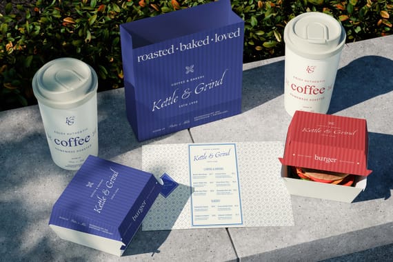 Coffee Shop, Bakery, Pizza Store, Restaurant Mockups