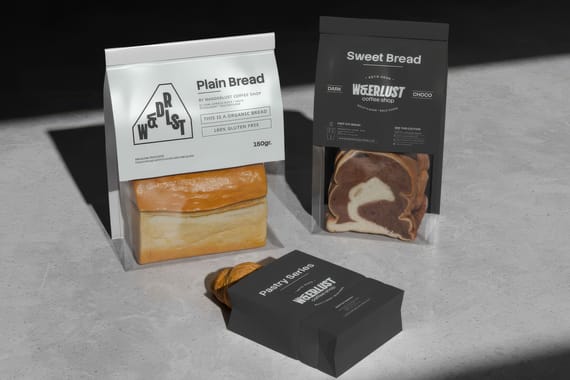 Coffee Shop, Bakery, Pizza Store Mockups