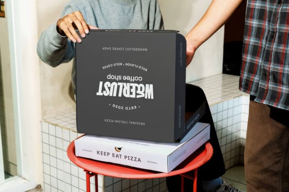 Coffee Shop, Bakery, Pizza Store Mockups