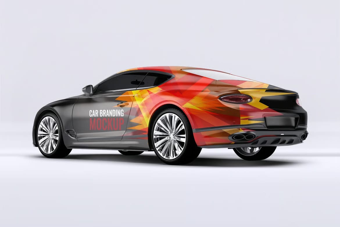 Bentley Continental Car Mock-Up