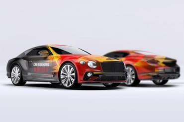 Bentley Continental Car Mock-Up