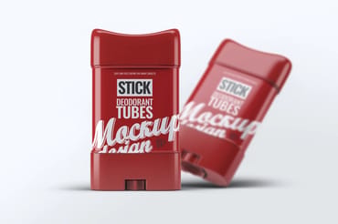 Stick Deodorant Tubes Mock-Up