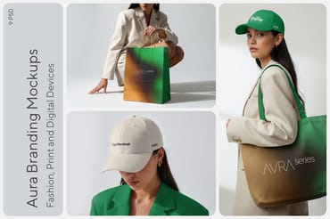 Fashion Branding Mockups / Aura Series
