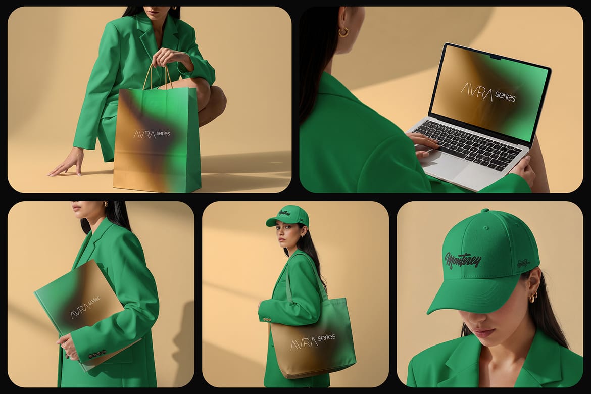 Fashion Branding Mockups / Aura Series