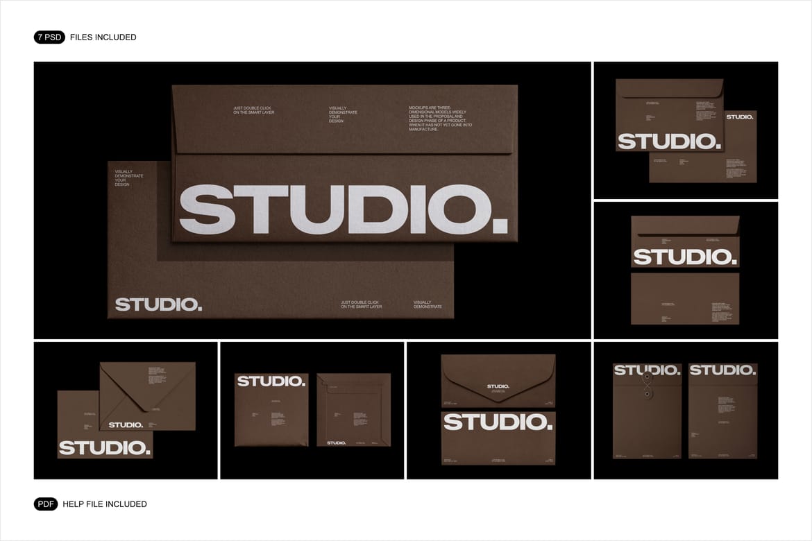 Envelope Mockup Set