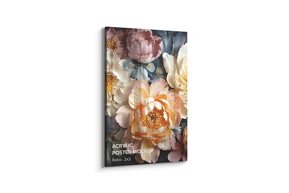 Acrylic Poster Mockups Bundle
