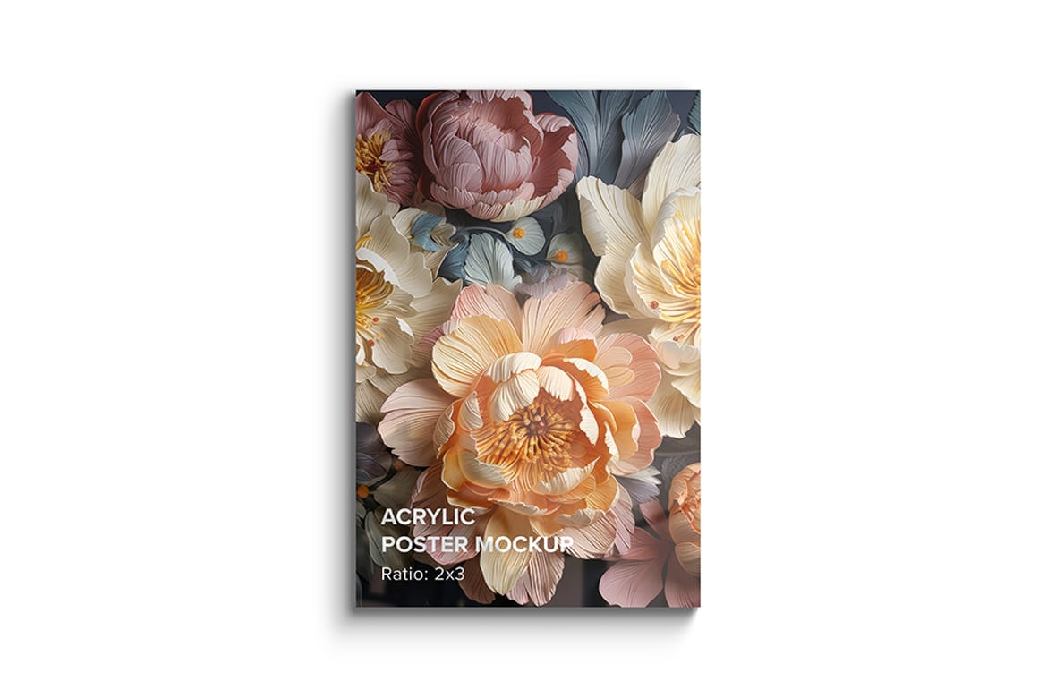 Acrylic Poster Mockups Bundle
