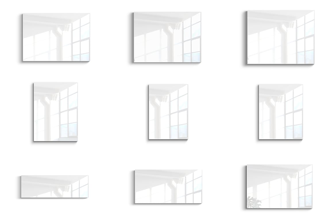 Acrylic Poster Mockups Bundle