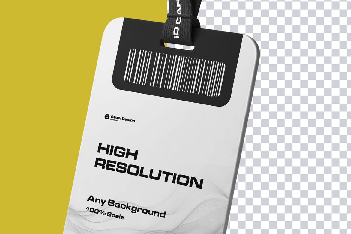 2 ID Card Badge Mockups. Vol.01. Generated AI