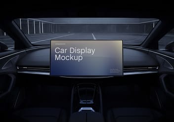 Car Display Mockup / EON Series
