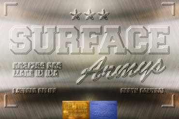 Embossed Depth Texture Text Effect