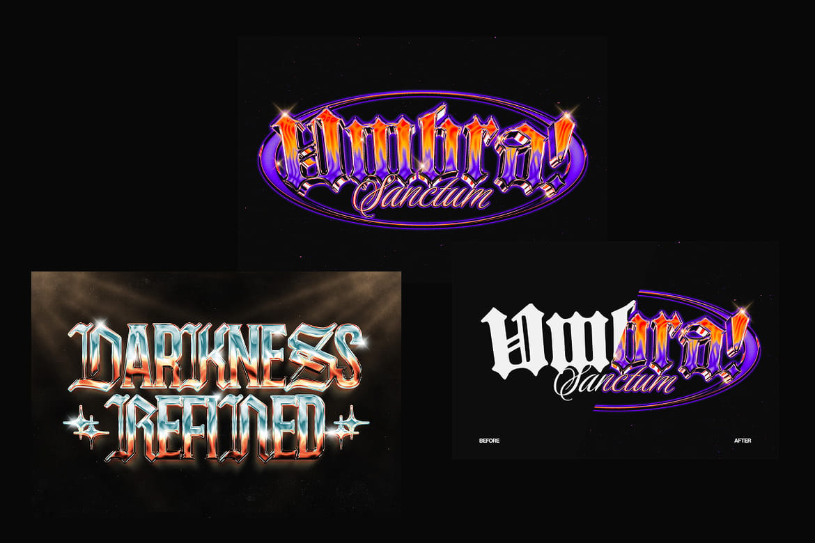 Chrome Text Effect Pack