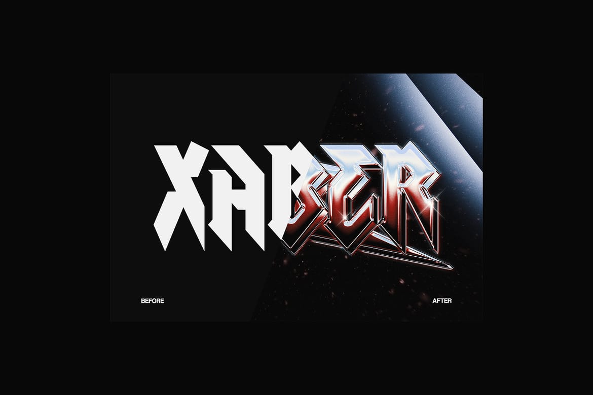 Chrome Text Effect Pack