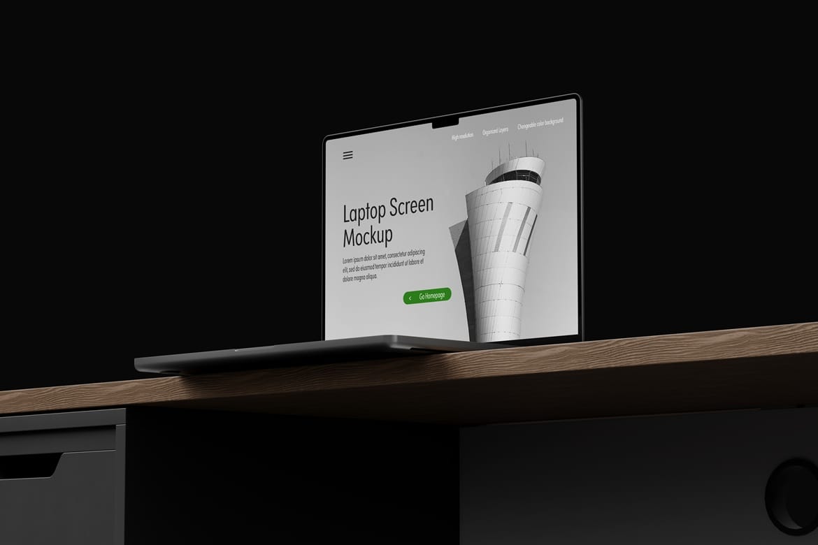 Laptop Screen Mockup