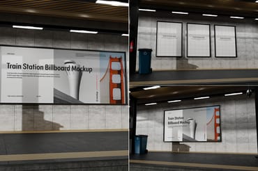 Advertising Billboard Mockup