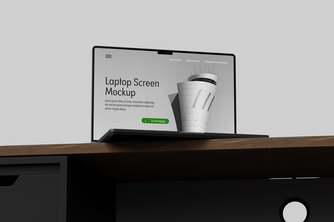 Laptop Screen Mockup