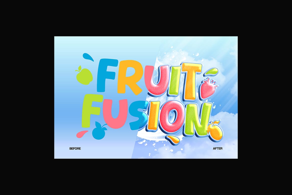 Jelly Gummy 3D Text Effects Pack