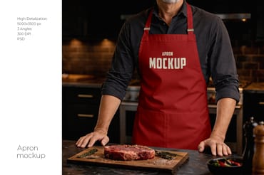 Apron Mockup Set