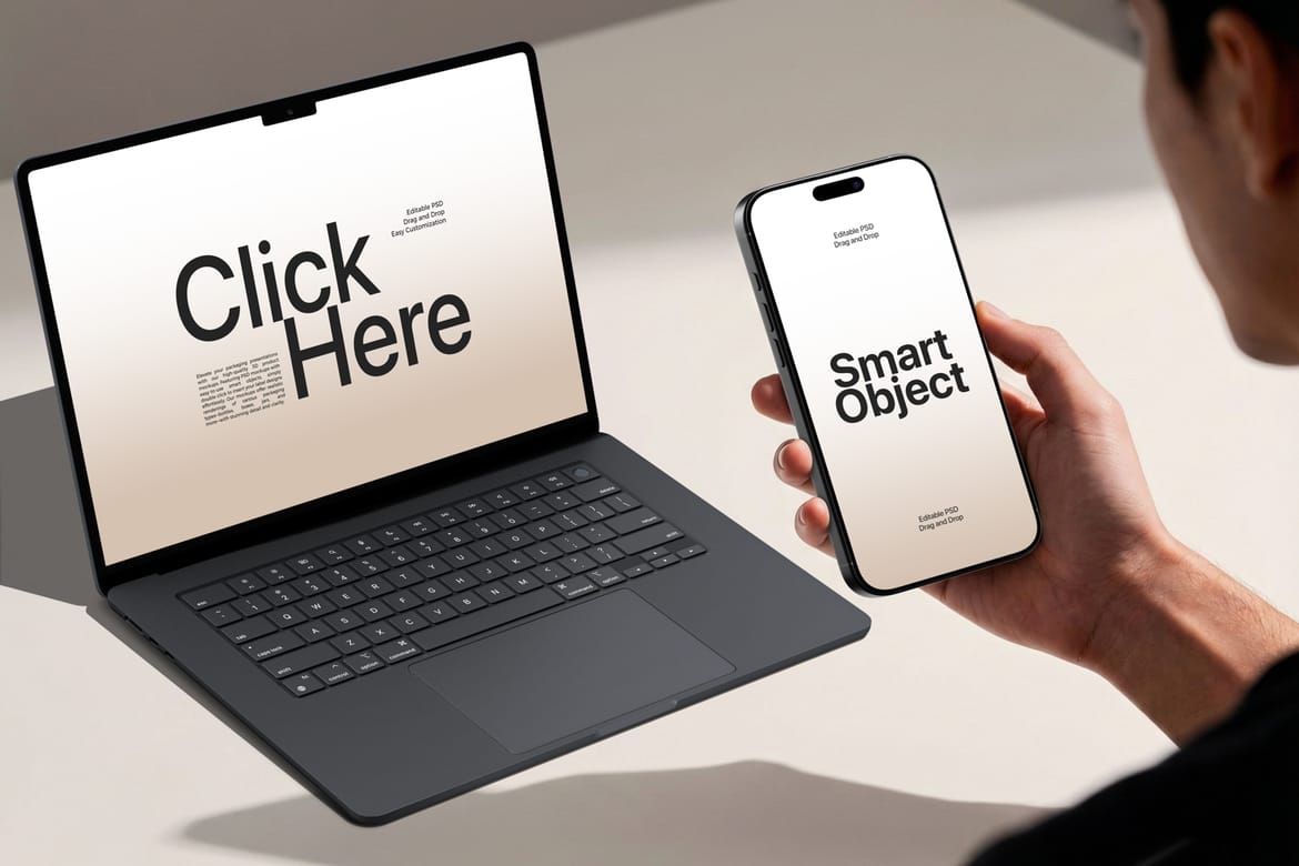 Realistic Multi Device Mockup