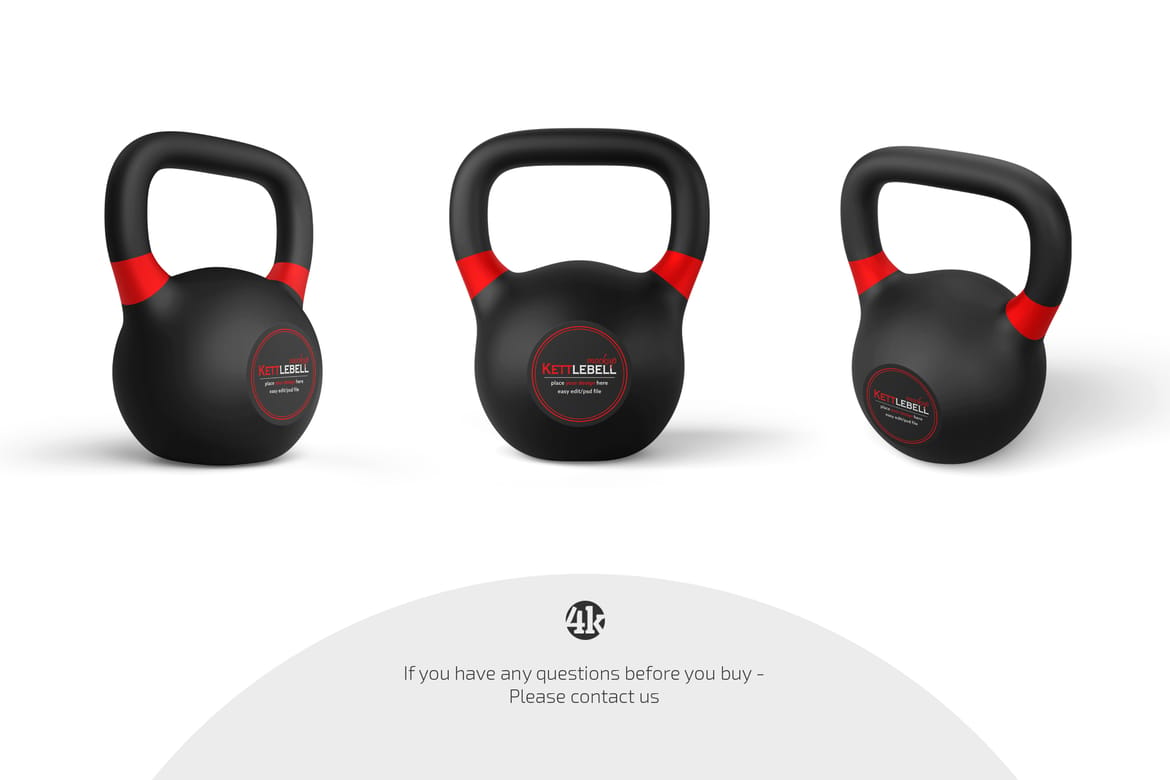 Kettlebell Mockup Set
