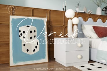 VENUS | Bedroom frame mockup set